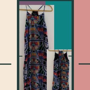 Long Casual Dress, Open on Legs